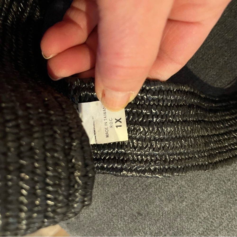 Elegant Black Woven stretch wicker Belt size 1X - Picture 4 of 14